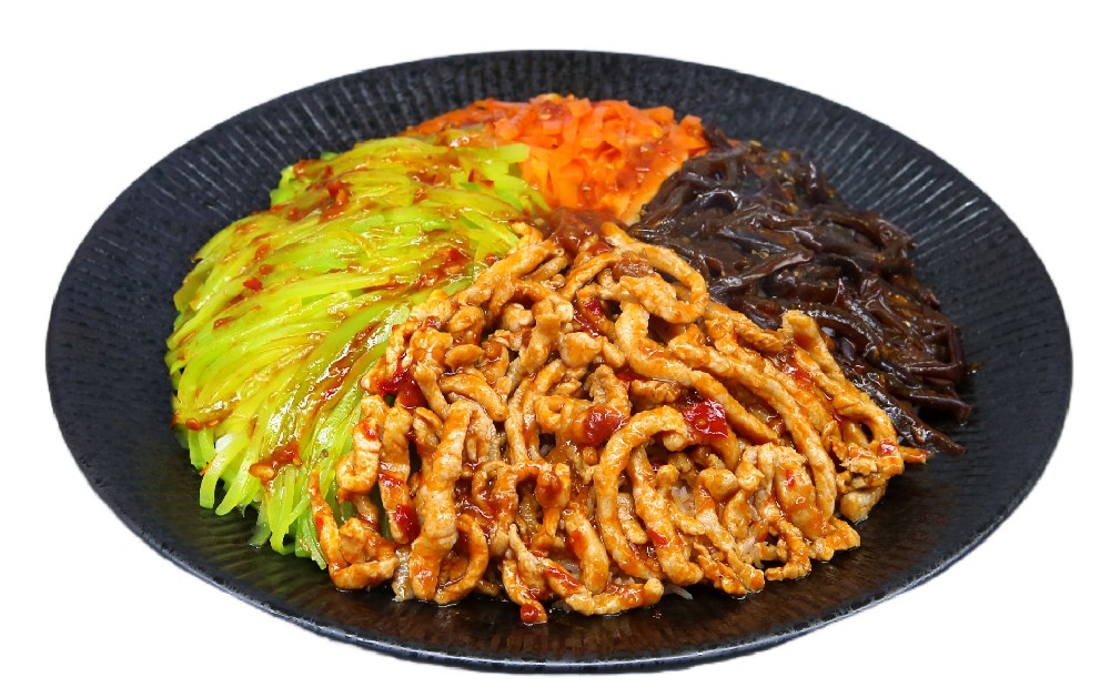 鱼香肉丝拌饭