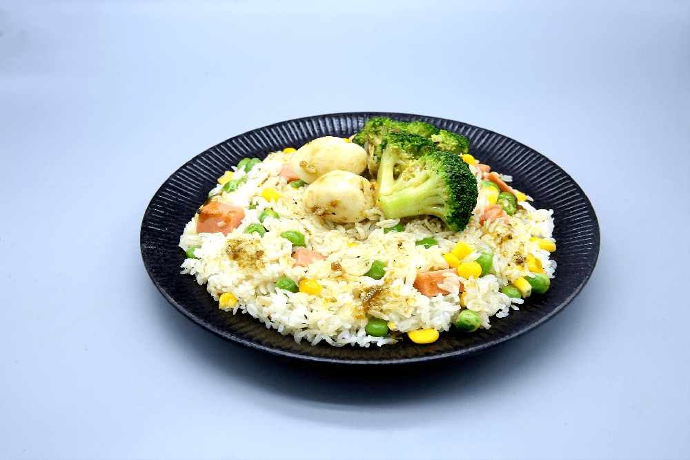 烧椒五彩饭